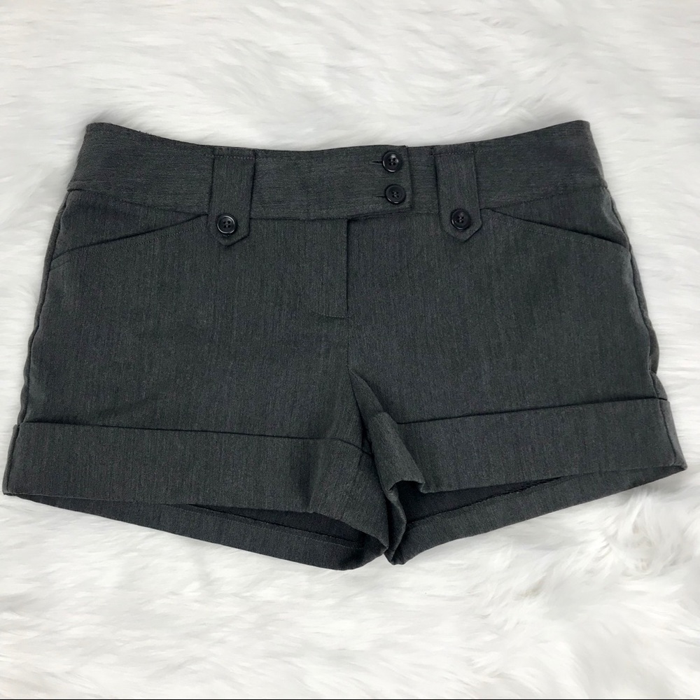 Tracy Evans Charcoal Grey Pocket Slacks Shorts 7